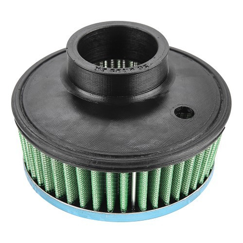  GREEN chrome performance air filter on Solex carburetor for Volkswagen Beetle  - VC45204-2 
