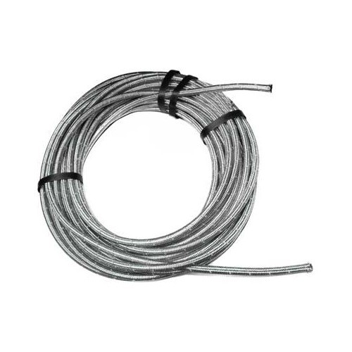  4.5 mm reinforced metal braided petrol hose - by the metre - VC45507-1 