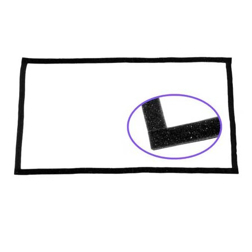     
                
                
    Seal for beneath fuel tank for Volkswagen Beetle, KG, Type 3, 181, 61-> - VC47502
