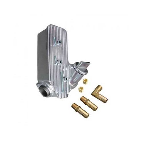  Caixa de respirador em alumínio CB Perf para purga do motor Tipo 1 - VC50712-1 