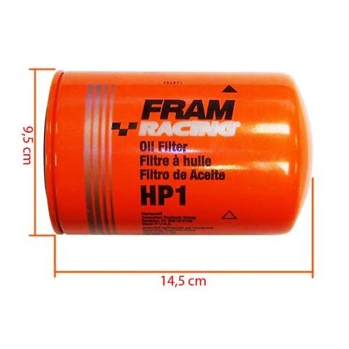  Filtro de óleo de alto desempenho FRAM HP-1. - VC51102-1 