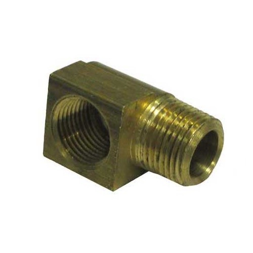  190° angled oil pipe connection with 3/8" thread. - VC51404 