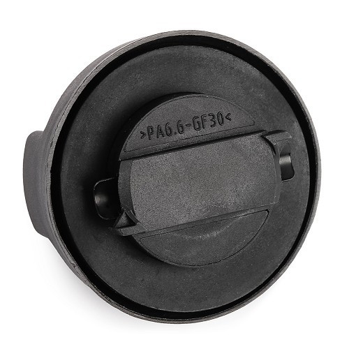  Black plastic oil filler cap for Volkswagen Beetle, Karmann & Combi - VC52010-2 