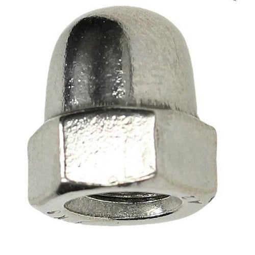  1 Domed chrome nut for drain plate, engine Type 1 & CT - VC52511-1 