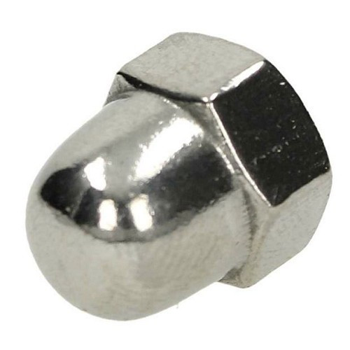  1 Domed chrome nut for drain plate, engine Type 1 & CT - VC52511-5 