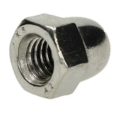  1 Domed chrome nut for drain plate, engine Type 1 & CT - VC52511-9 