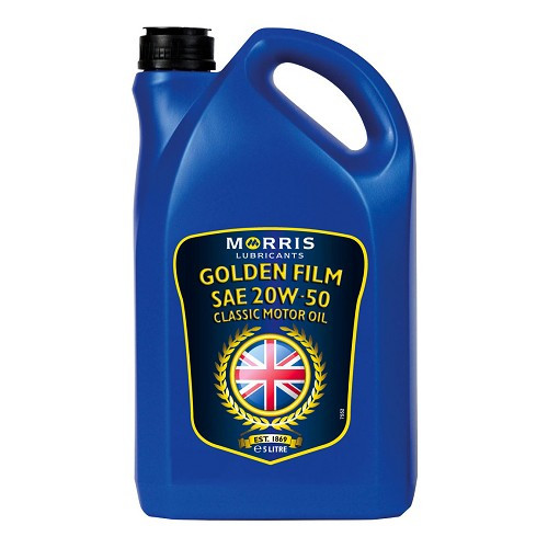     
                
                
    Engine oil MORRIS Golden Film SAE 30 - mineral - 5 Liters - VC59000
