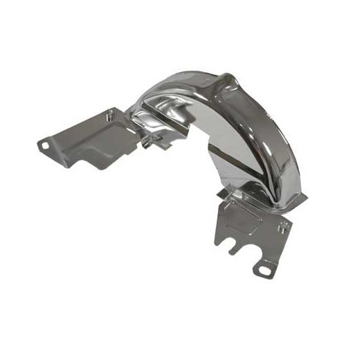 Chrome sheet behind the crankshaft pulley for Volkswagen Beetle and Combi - VC60003