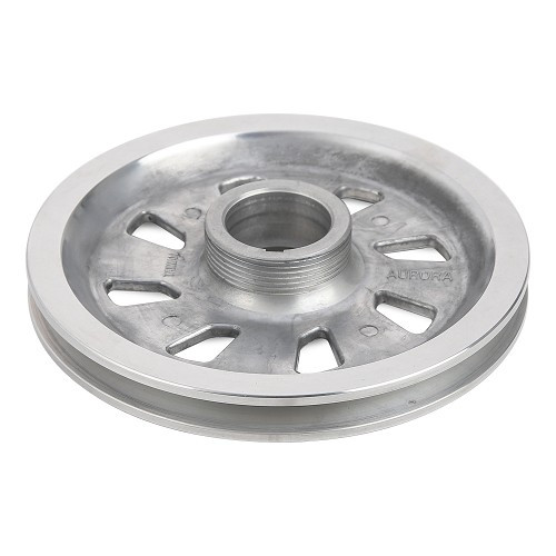 Puleggia albero motore SSP in alluminio con graduazione a sfondo nero per motore Volkswagen Tipo 1 - VC60033