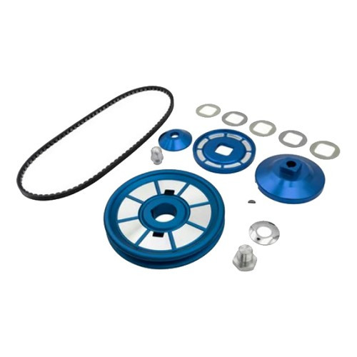 Pulegge alternatore e albero motore in alluminio blu per motore VOLKSWAGEN tipo 1 - VC60042
