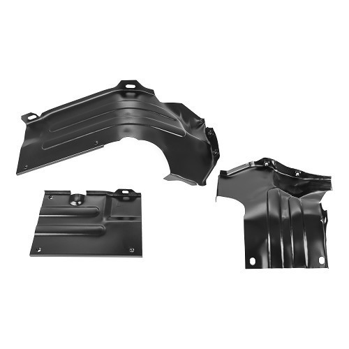  Set of black engine plates under left and right cylinders for 1300, 1500, 1600 engines - VC60401-1 