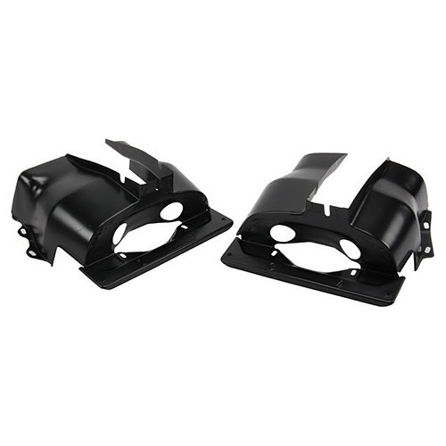  Black cylinder covers for engine type 1 double inlet - 2 pieces - VC60602N 