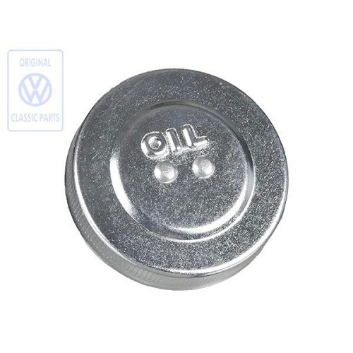  Original quality flat cap on oil filler for Volkswagen Beetle, Karmann & Combi - VC60816-1 
