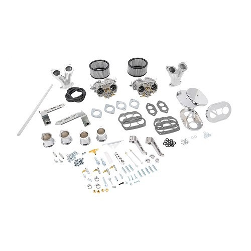     
                
                
    Kit 2 Carburateurs double corps EMPI "HPMX" 40 mm - VC70320
