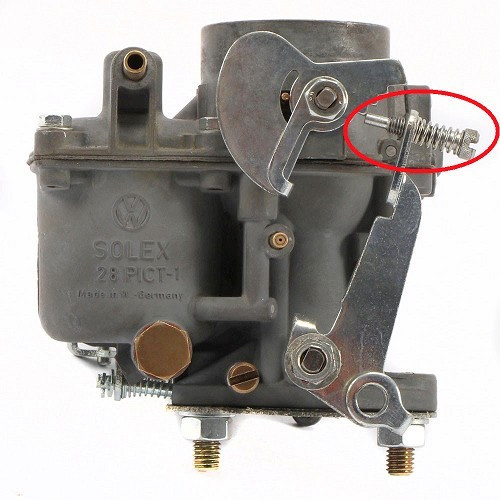 Tornillo de tope de ralentí para carburador Solex 28/30 PICT para Volkswagen Escarabajo - VC70532-2 
