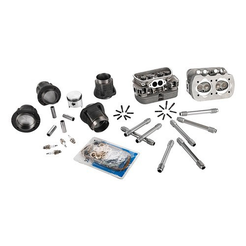  1600cc kit complete with original quality double inlet unleaded cylinder heads for Volkswagen with flat4 engine - VD12200KIT 