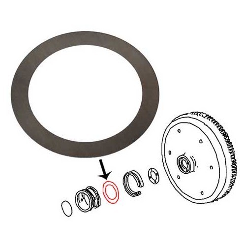  1 Lateral adjustment ring width 0,24 mm for engine Type 1 - VD151024 