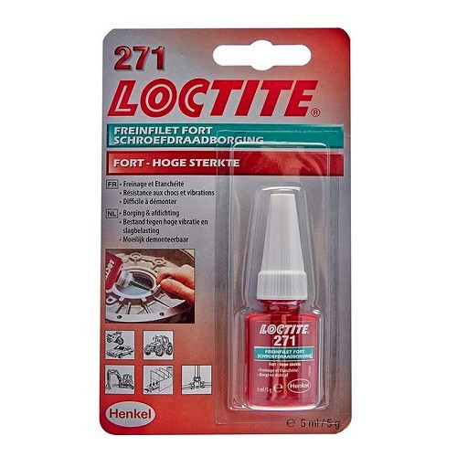  LOCTITE 271 heavy-duty threadlocker - bottle - 5ml - VD71205 
