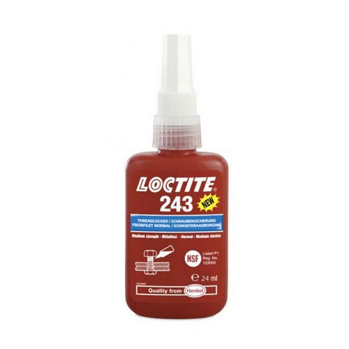  LOCTITE 243 cola normal para roscas - frasco - 24ml - VD71206-2 