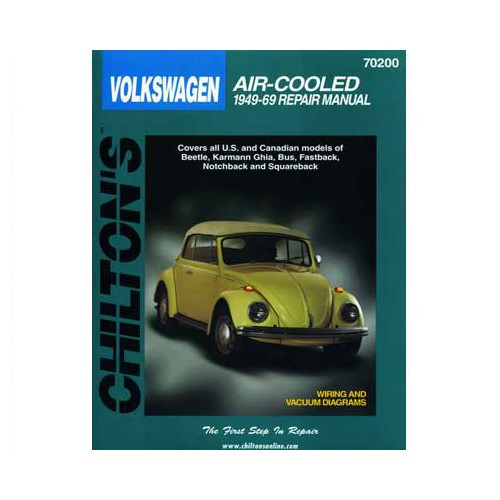  CHILTON USA technical guide for VW Air-cooled from 49 to 69 - VF01806 