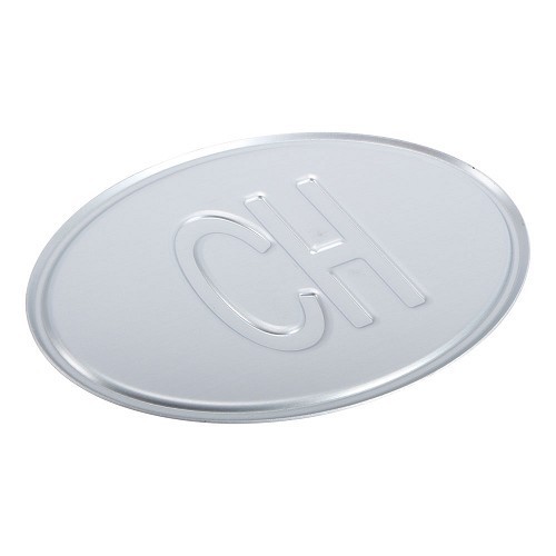 Plaque pays "CH" en métal - VF18000-2 