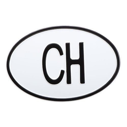  "CH" metal country plate - VF18000 