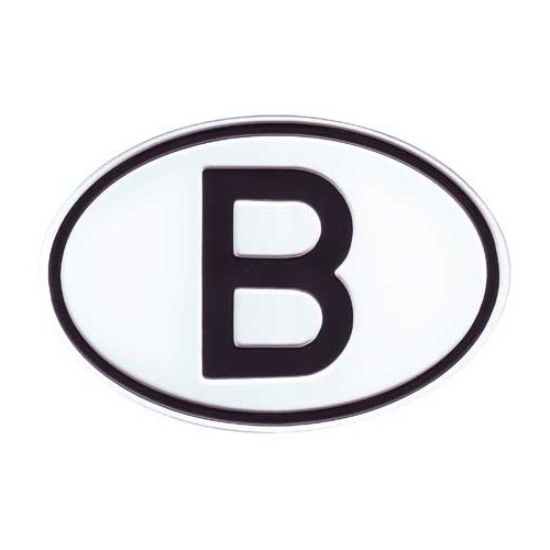  Länderschild "B" aus Metall - VF1800B 