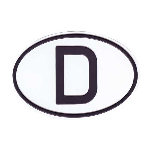     
                
                
    Plaque pays "D" en métal - VF1800D
