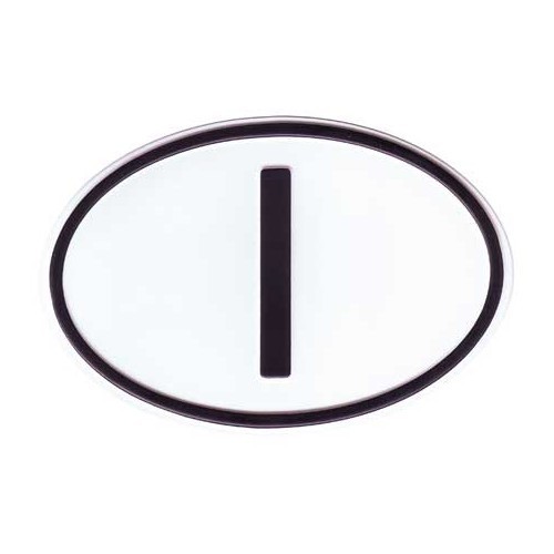     
                
                
    Plaque pays "I" en métal - VF1800I
