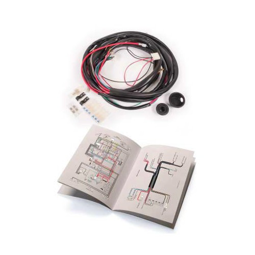     
                
                
    Main wiring harness for Volkswagen Beetle 1303 with dynamo (08/1972-07/1974) - VF35030
