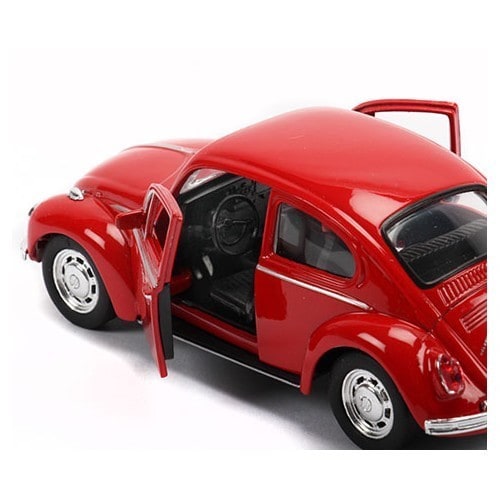  Miniature Red Beetle metal friction car - VF60001-4 