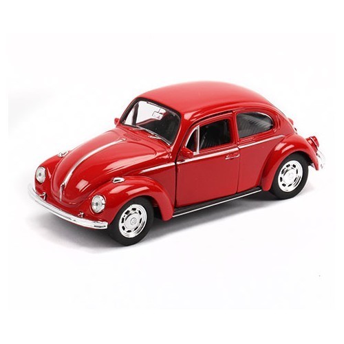  Miniatura Escarabajo rojo de metal con fricción - VF60001 