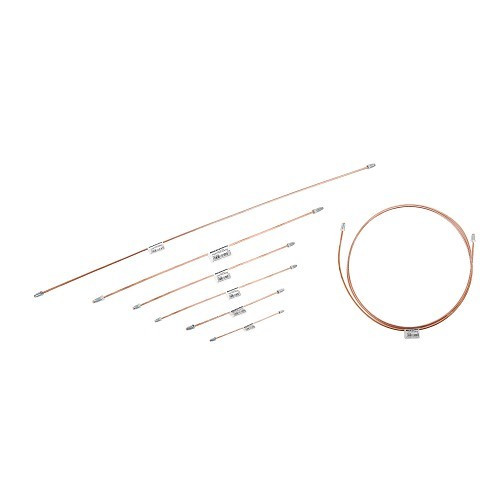     
                
                
    Tuyaux de frein rigides en cuivre pour Volkswagen Coccinelle 1302 / 1303 avec tambours ->73 - VH26508K
