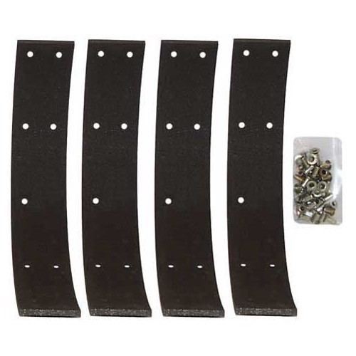     
                
                
    Front or rear brake shoe linings for Volkswagen Beetle 47 -&gt;57 - VH26800P
