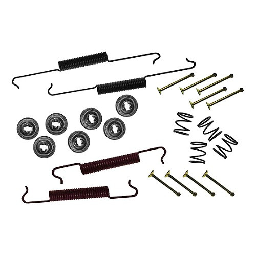     
                
                
    Kit ressorts de mâchoires arrière pour Volkswagen Coccinelle 68-> - VH27403
