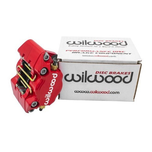  Wilwood 2-piston brake calipers, red, front left and right for Volkswagen Beetle, Karmann  - VH28218-3 