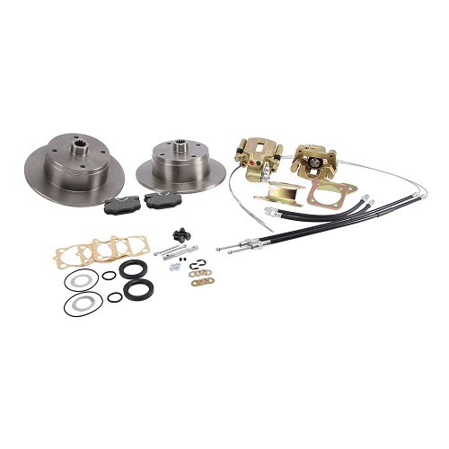 Rear brake disc kit 4 x 130 EMPI for Volkswagen Beetle 68-> - VH28400K 