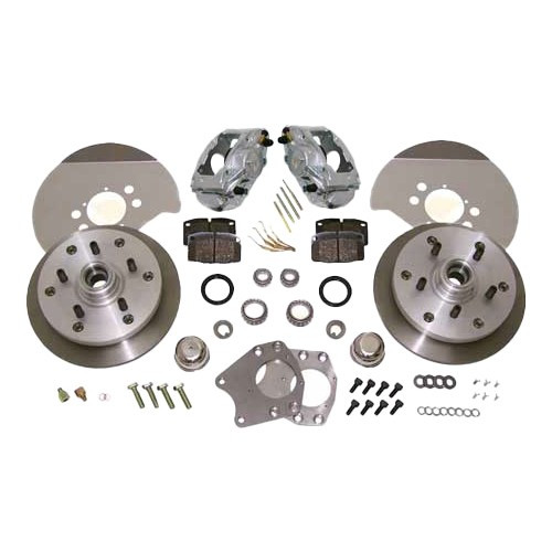     
                
                
    Kit de frenos delantero de discos 5 x 130 "CSP" en manguetas desplazadas CB para Esc & Karmann ->65 - VH29002K
