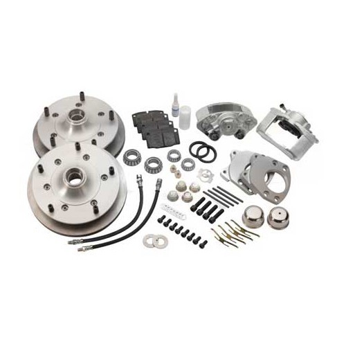  CSP ventilated front disc brake kit &Grooved,drilled, 5 x 205 for Porsche 356 B - VH29356BVR 
