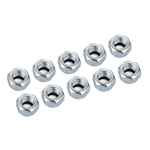 Selbstsichernde Nylon-H-Muttern DIN 985 - M12 x 1,50 mm - VI10054