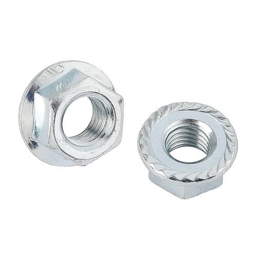     
                
                
    Tuercas hexagonales con brida dentada DIN 6923 - M12 - VI10064
