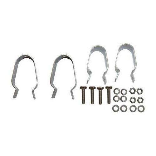  Stainless steel front stabilizer bar clips for Volkswagen Beetle 66-&gt; - set of 4 - VJ51101 