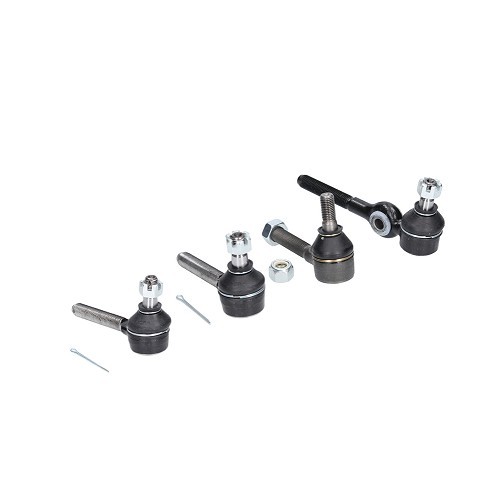     
                
                
    Rotules de direction pour Volkswagen Coccinelle 1200, 1300, 1500 68-> - 4 pièces - VJ51324J

