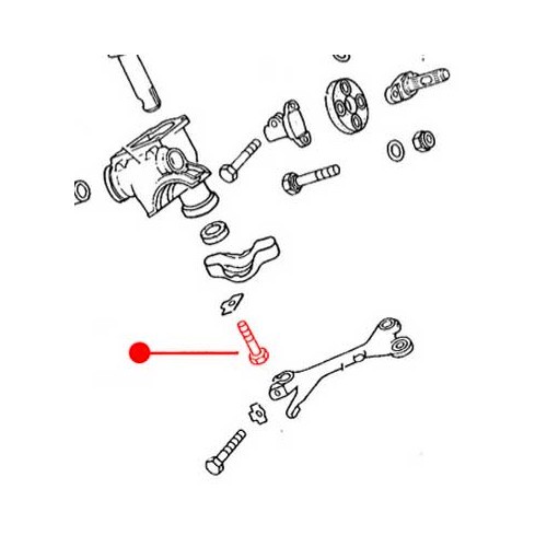  1 steering box fixing screw for Volkswagen Beetle - VJ51417-1 