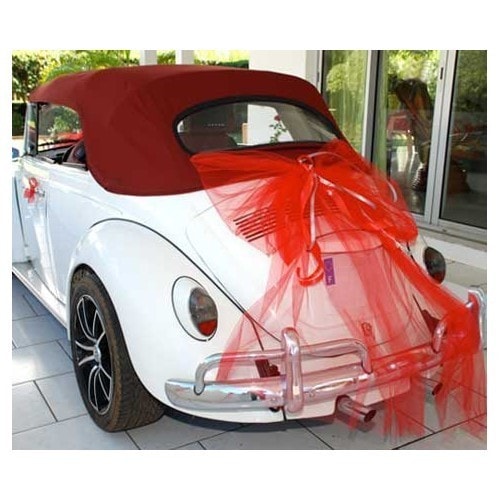  Capota de alpaga color vinotinto para Volkswagen escarabajo cabriolet 11/66->07/72 - VK00503BO-1 
