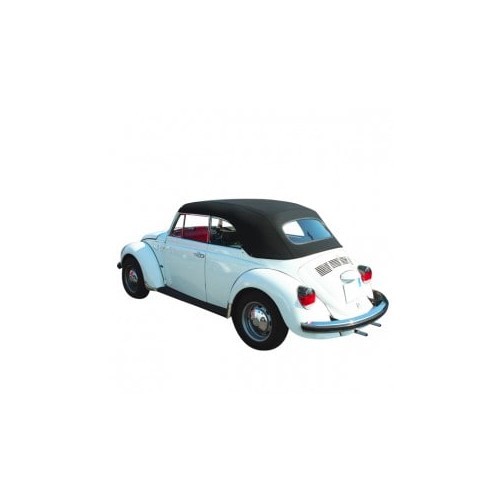  Capote en Alpaga Noir pour Volkswagen Coccinelle Cabriolet 67 ->72 - VK00503N-1 