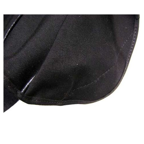  Alpaga type black canvas hood cover for Volkswagen Beetle cabriolet 65 ->69 - VK00614N 