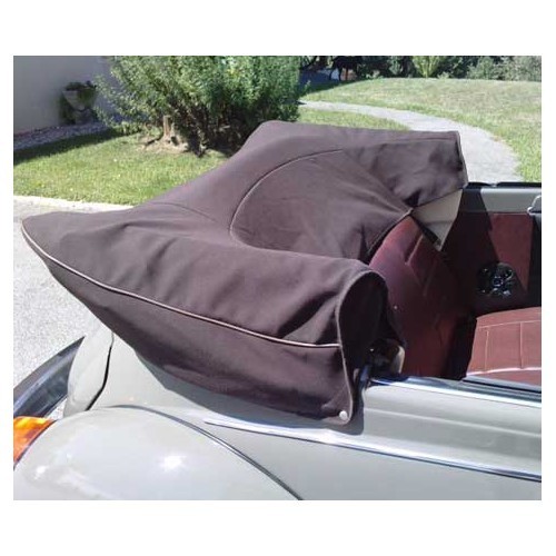  Bruine Alpaca Hood Cover voor Kever 1303 Cabriolet 08/77 ->79 - VK00622BR 