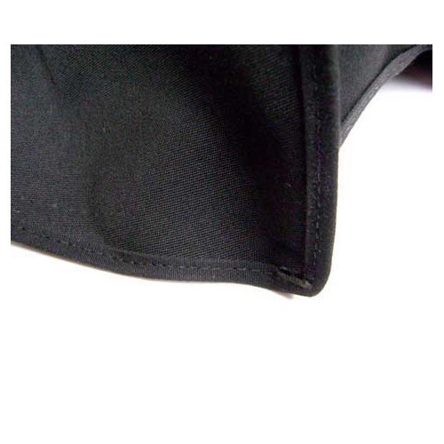  Zwarte Alpaca Hood Cover voor Kever 1303 Cabriolet 08/77 ->79 - VK00622N 