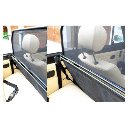 Deflettore di flusso a rete frangivento singolo per Maggiolino Cabriolet dal 1971 al 1979 - VK00900